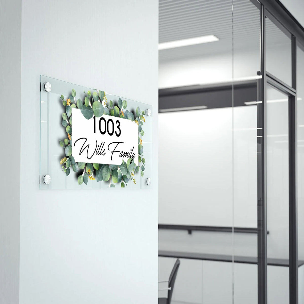 Designer UV printed acrylic plate D5