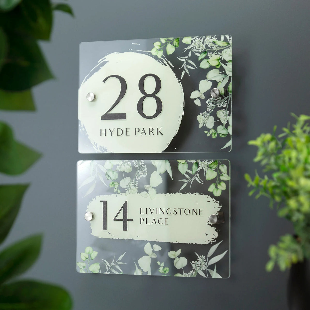 Designer UV printed acrylic plate D3