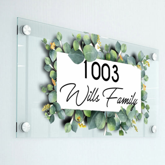 Designer UV printed acrylic plate D5