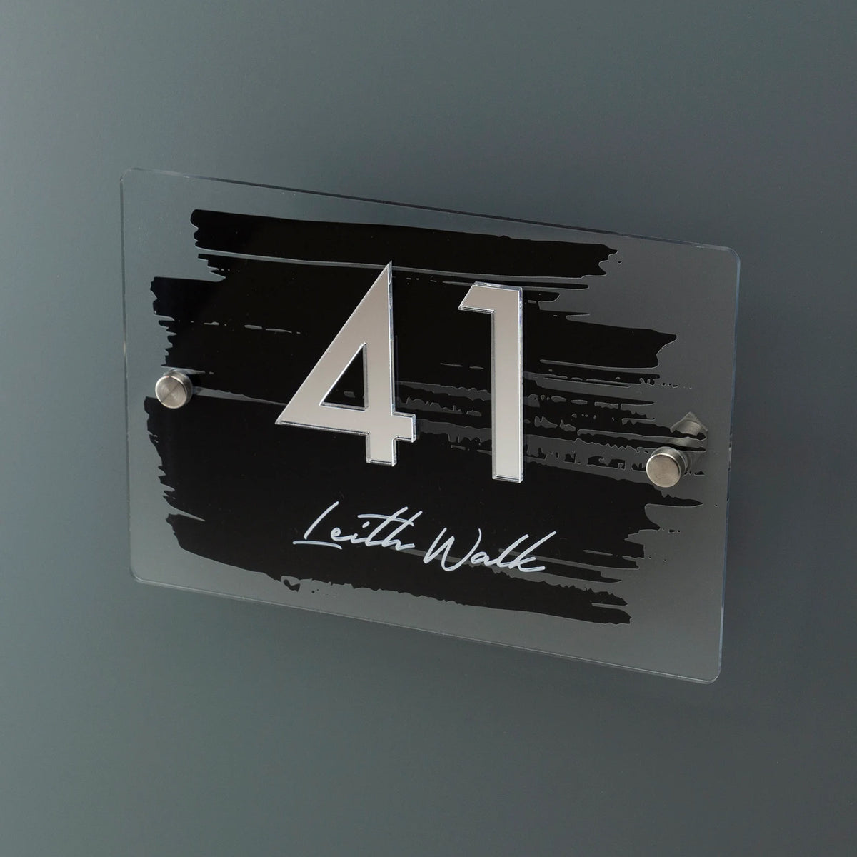 Designer UV printed acrylic plate D4