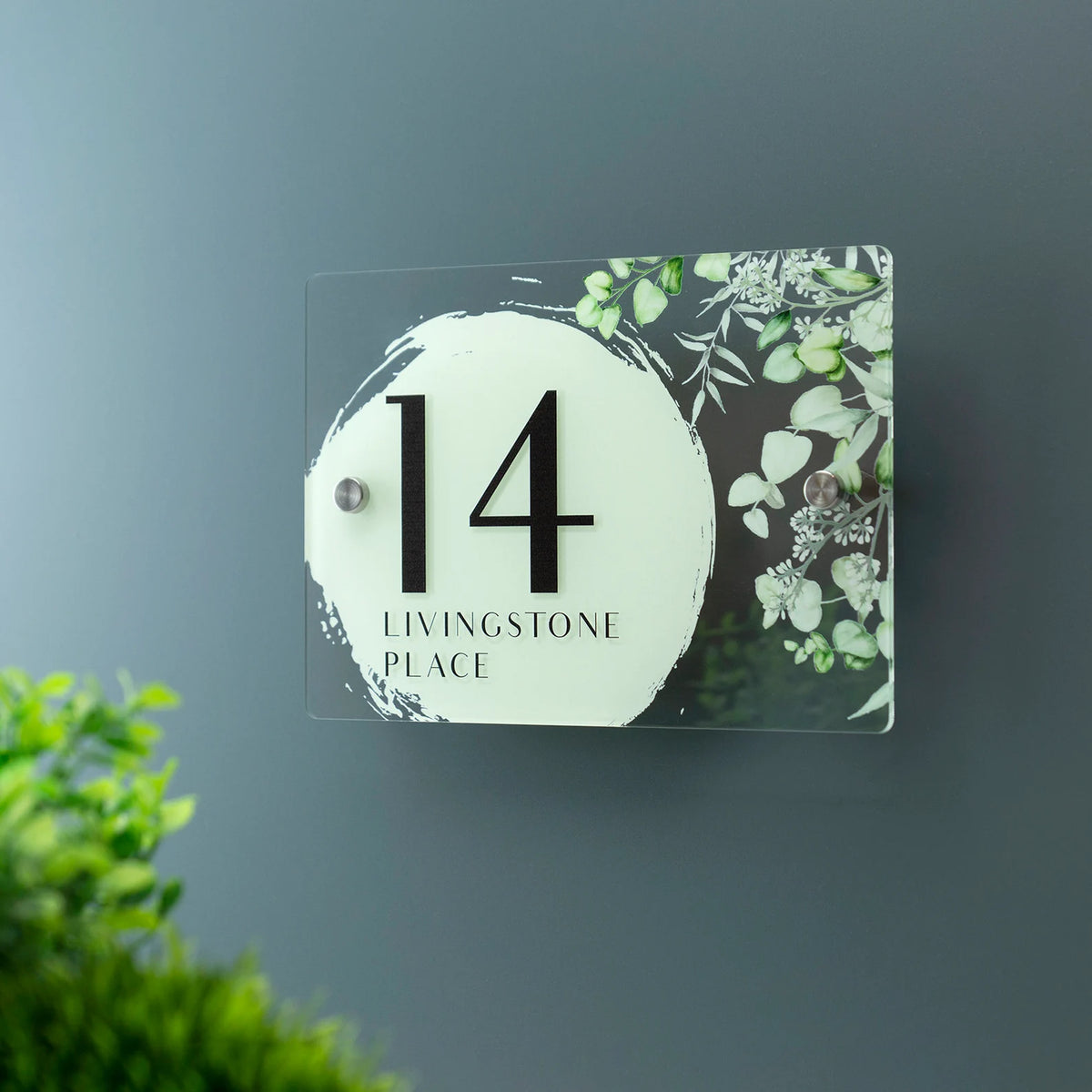 Designer UV printed acrylic plate D3
