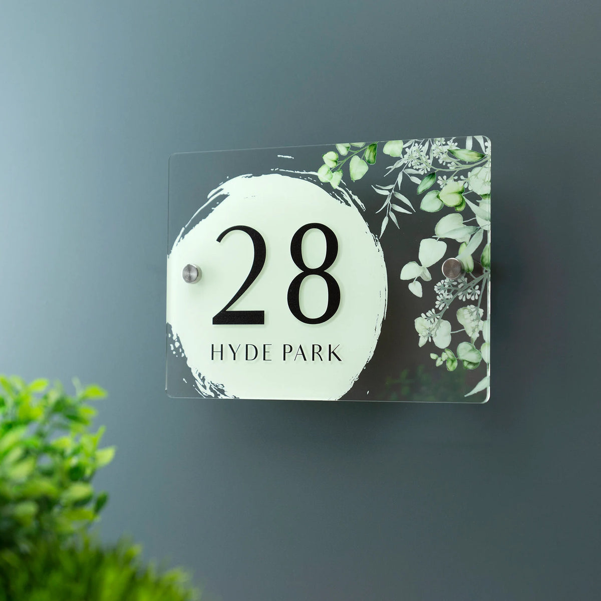 Designer UV printed acrylic plate D3