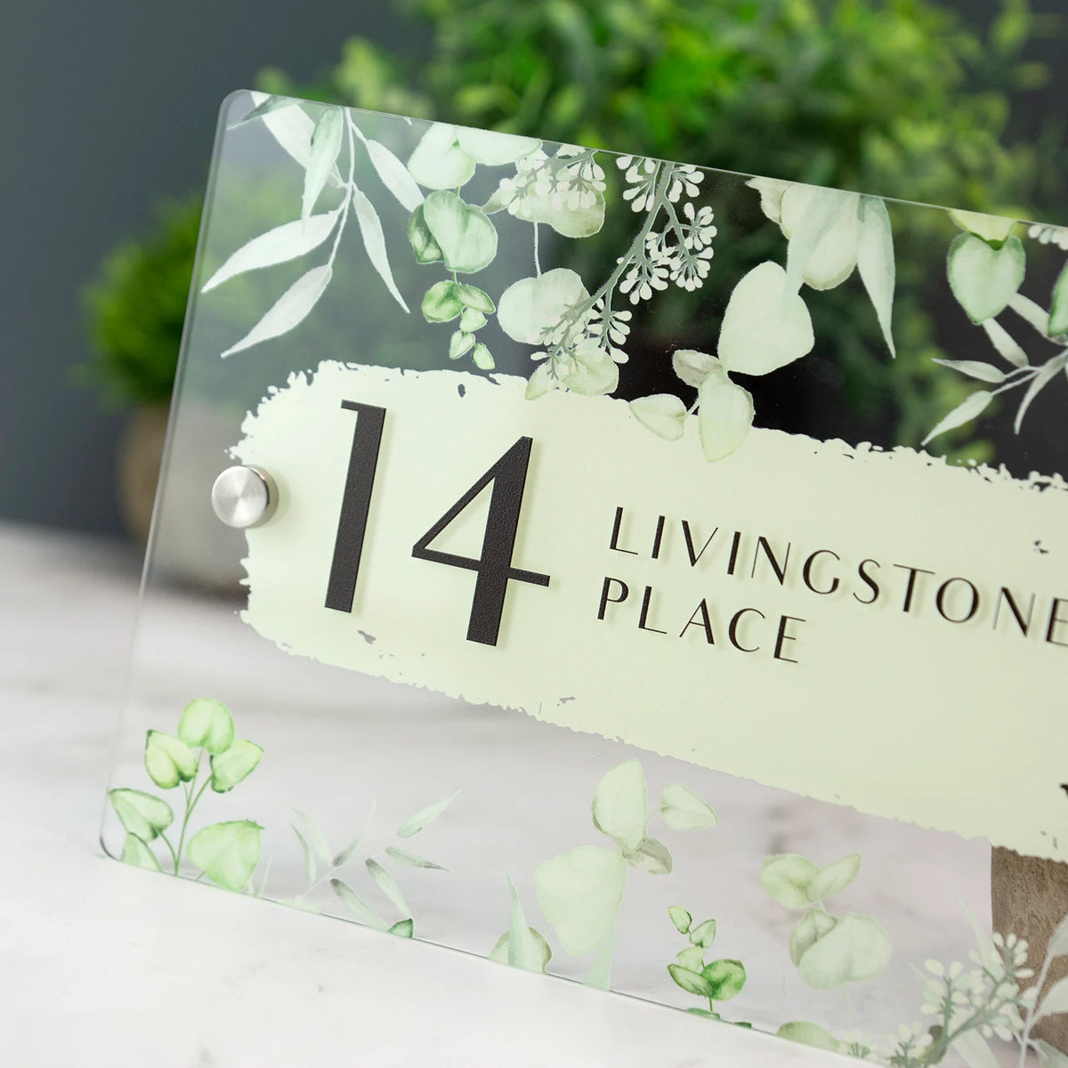 Designer UV printed acrylic plate D3