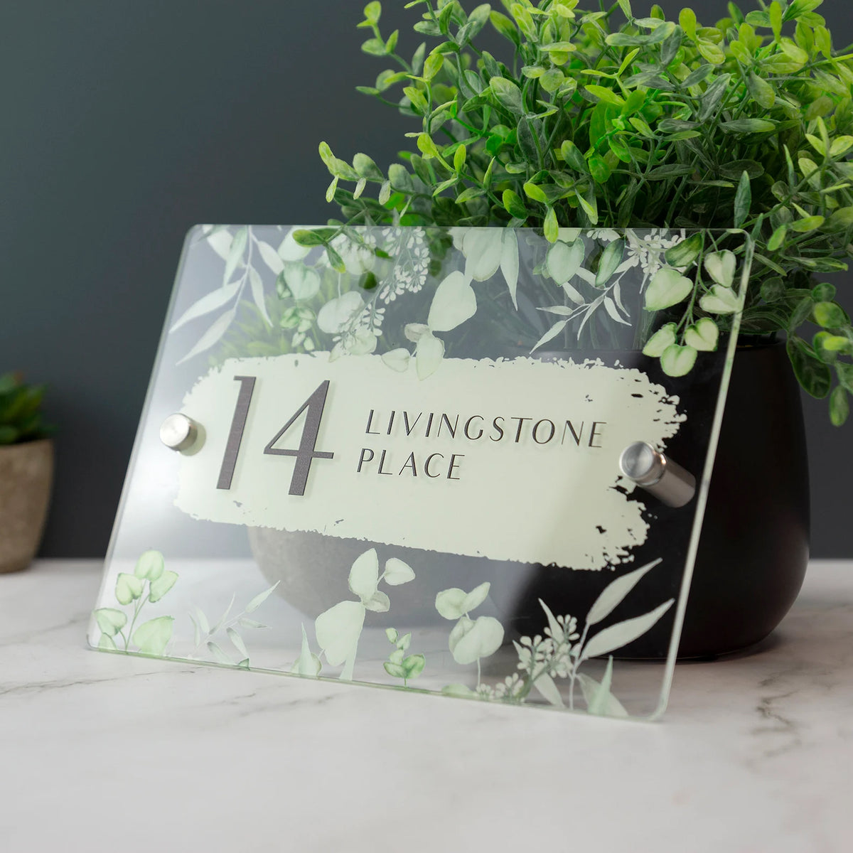Designer UV printed acrylic plate D3