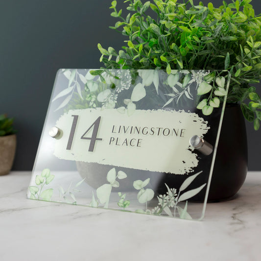 Designer UV printed acrylic plate D3