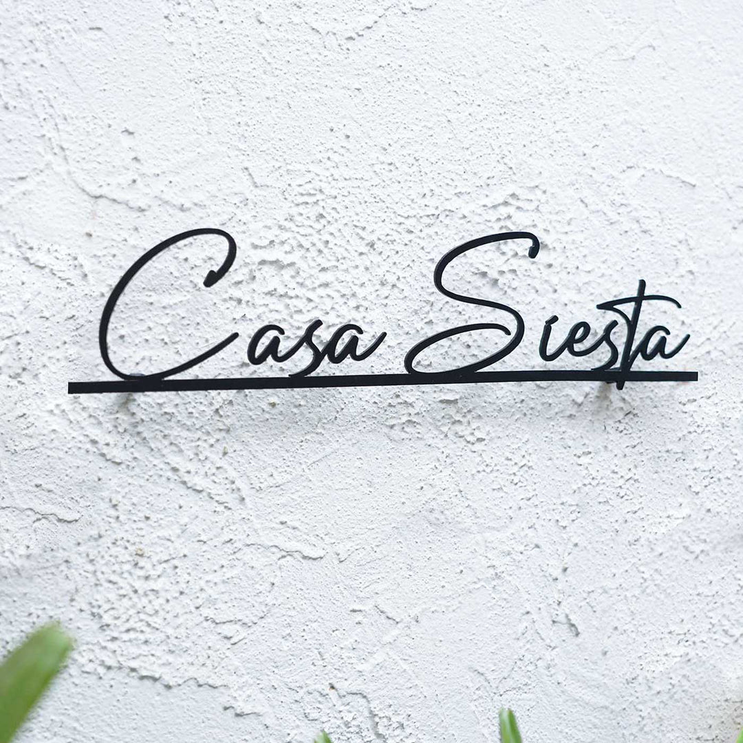Custom Metal Word, Your Custom Text ,Personalized Address Sign, Family Sign